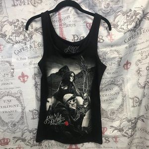 ROD Chick Ride or Die Women's Tank top NWT DGA